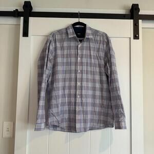 HUGO BOSS Men's Button Down Regular‎ Fit Size Large
